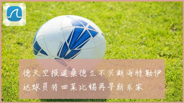 德天空报道桑德兰不买断海特勒伊达球员将回莱比锡再寻新东家